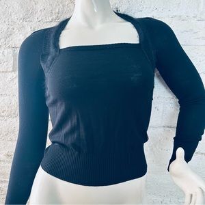 Salvatore ferragamo sweater black size S